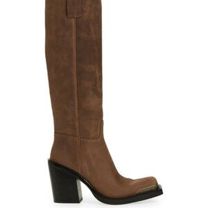 NEW Jeffrey Campbell Verana Knee-High Womens Boots - Tan - Size 9.5